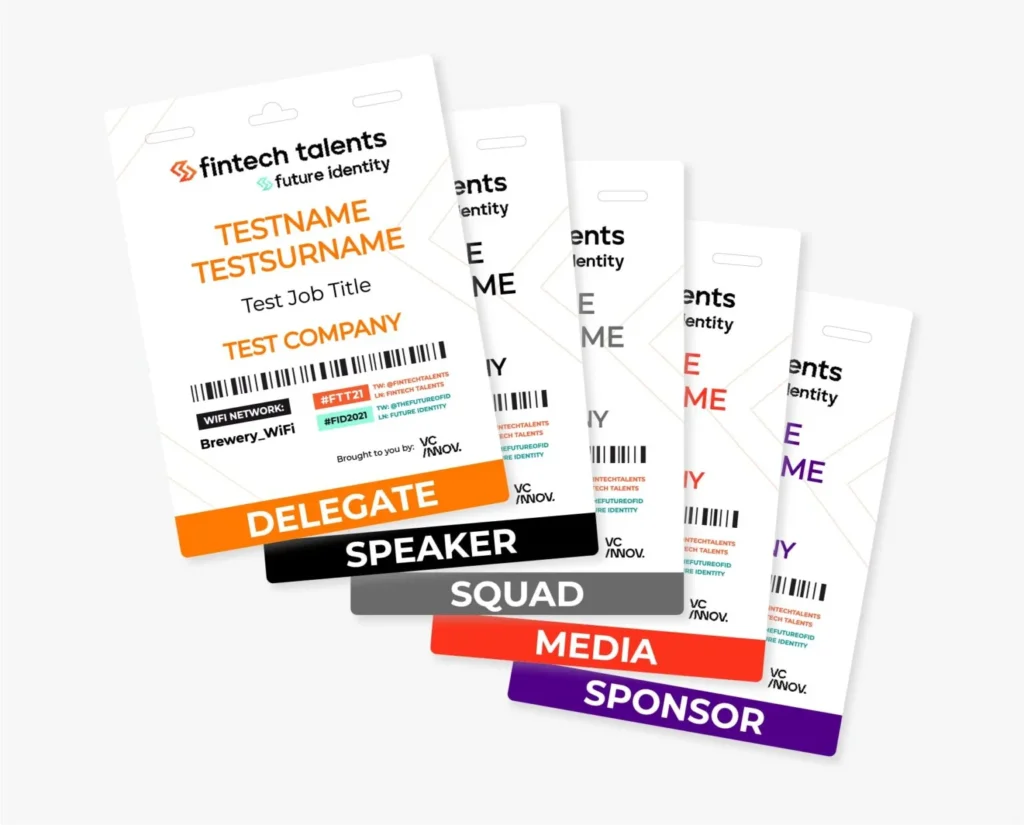 Conference Badge Printing Grays