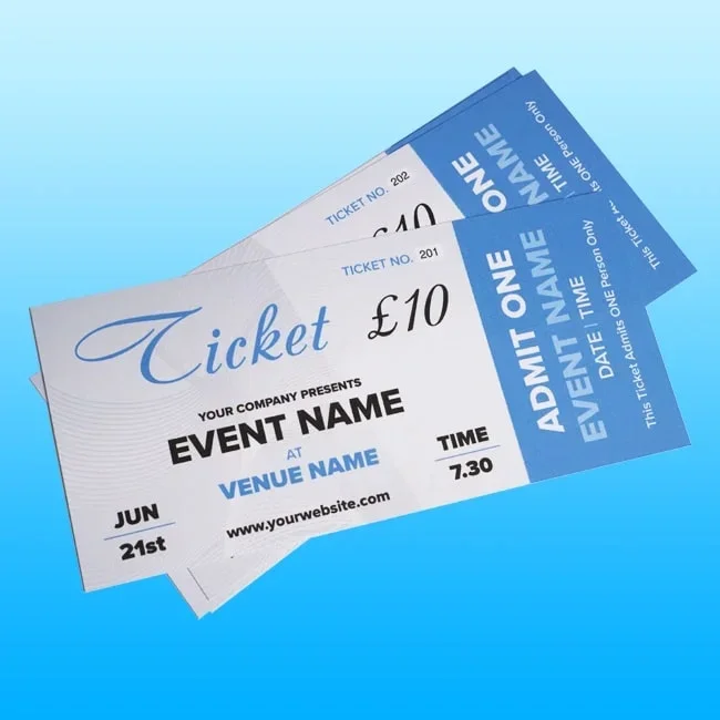 Tickets Printing Grays